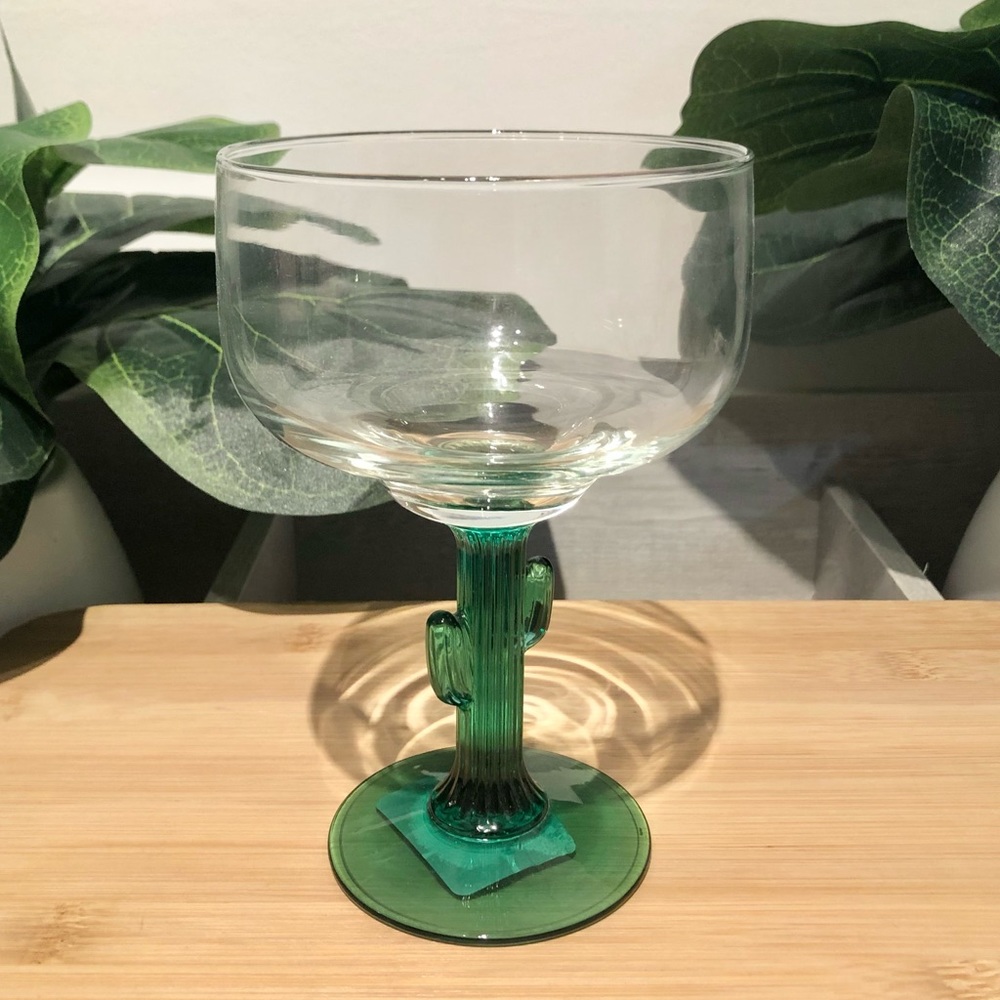Glass Cactus Margarita Glass